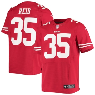 Men's San Francisco 49ers Eric Reid Nike Scarlet Elite Player Jersey