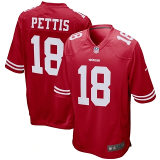 Men's San Francisco 49ers Dante Pettis Nike Scarlet Player Game Jersey