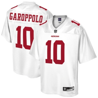 Men's San Francisco 49ers Jimmy Garoppolo NFL Pro Line White Player Jersey