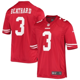 Men's San Francisco 49ers CJ Beathard Nike Scarlet Game Player Jersey