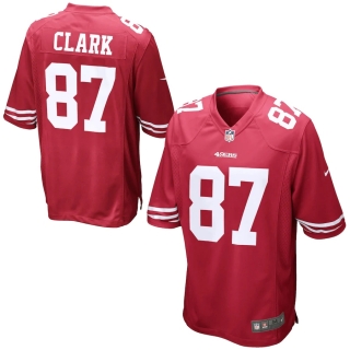 Mens San Francisco 49ers Dwight Clark Nike Cardinal Retired Player Game Jersey