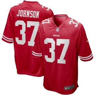 Men's San Francisco 49ers Jimmy Johnson Nike Scarlet Game Retired Player Jersey