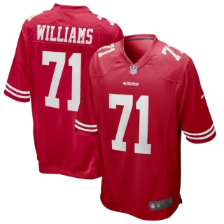 Men's San Francisco 49ers Trent Williams Nike Scarlet Game Player Jersey