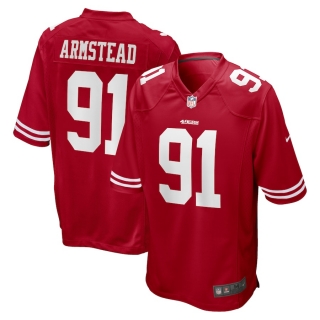 Men's San Francisco 49ers Arik Armstead Nike Scarlet Game Jersey