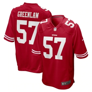 Men's San Francisco 49ers Dre Greenlaw Nike Scarlet Game Jersey