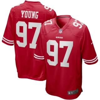 Men's San Francisco 49ers Bryant Young Nike Scarlet Game Retired Player Jersey