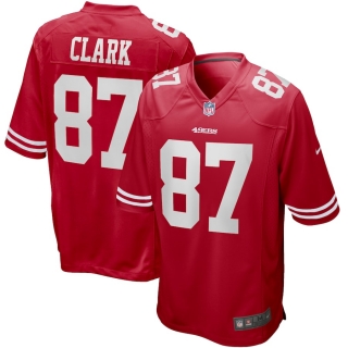 Men's San Francisco 49ers Dwight Clark Nike Scarlet Game Retired Player Jersey