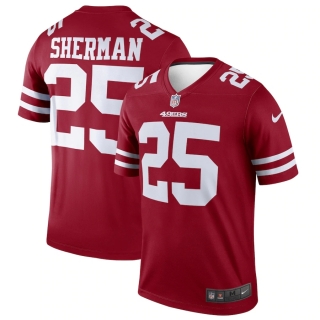 Men's San Francisco 49ers Richard Sherman Nike Scarlet Legend Jersey