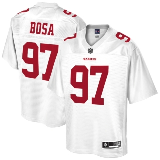 Men's San Francisco 49ers Nick Bosa NFL Pro Line White Player Jersey