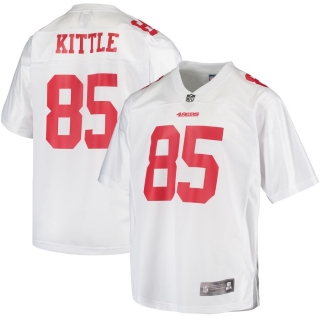 Men's San Francisco 49ers George Kittle NFL Pro Line White Jersey