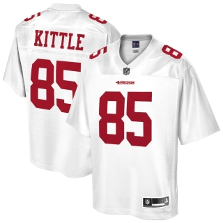 Men's San Francisco 49ers George Kittle NFL Pro Line White Player Jersey