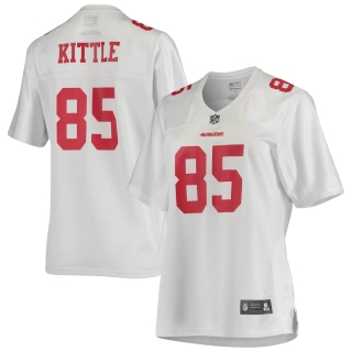 Men's San Francisco 49ers George Kittle NFL Pro Line White Team Player Jersey