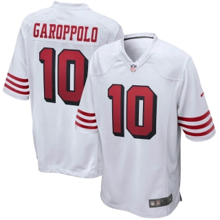Men's San Francisco 49ers Jimmy Garoppolo Nike White Alternate Game Jersey