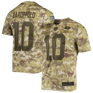 Men's San Francisco 49ers Jimmy Garoppolo Nike Camo Salute To Service Limited Player Jersey