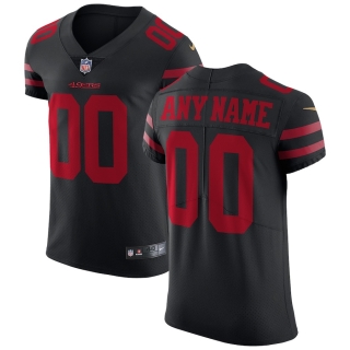 Men's San Francisco 49ers Nike Black Vapor Untouchable Custom Elite Jersey