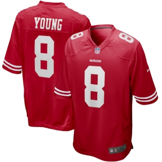 Men's San Francisco 49ers Steve Young Nike Scarlet Game Retired Player Jersey
