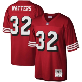 Men's San Francisco 49ers Ricky Watters Mitchell & Ness Scarlet Legacy Replica Jersey