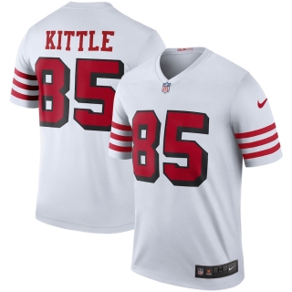 Men's San Francisco 49ers George Kittle Nike White Color Rush Legend Jersey