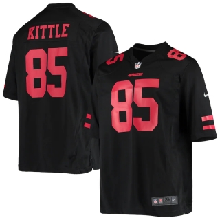 Men's San Francisco 49ers George Kittle Nike Black Game Event Player Jersey