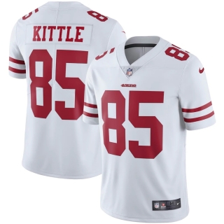 Men's San Francisco 49ers George Kittle Nike White Vapor Limited Jersey