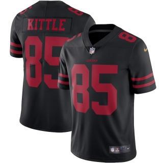 Men's San Francisco 49ers George Kittle Nike Black Vapor Limited Jersey