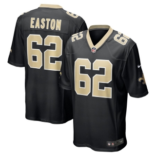Men's New Orleans Saints Nick Easton Nike Black Game Jersey