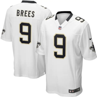 Mens New Orleans Saints Drew Brees Nike White Game Jersey