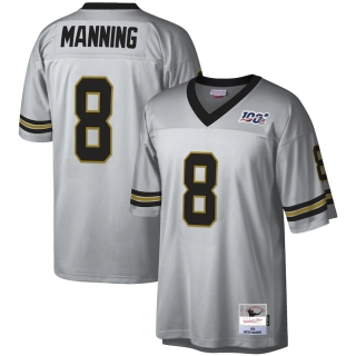 Men's New Orleans Saints Archie Manning Mitchell & Ness Platinum NFL 100 Retired Player Legacy Jersey