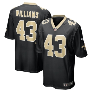 Men's New Orleans Saints Marcus Williams Nike Black Game Jersey