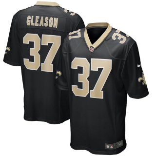 Men's New Orleans Saints Steve Gleason Nike Black Game Retired Player Jersey