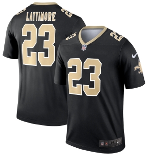 Men's New Orleans Saints Marshon Lattimore Nike Black Legend Jersey