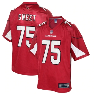 Men's Arizona Cardinals William Sweet NFL Pro Line Cardinal Big & Tall Team Player Jersey