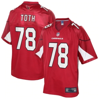 Men's Arizona Cardinals Brett Toth NFL Pro Line Cardinal Big & Tall Player Jersey
