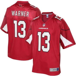 Men's Arizona Cardinals Kurt Warner NFL Pro Line Cardinal Vintage Retired Player Jersey