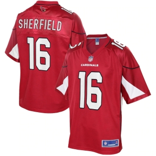 Men's Arizona Cardinals Trent Sherfield NFL Pro Line Cardinal Big & Tall Player Jersey