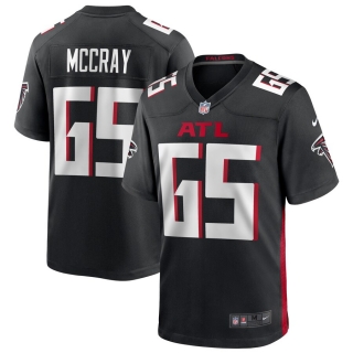 Men's Atlanta Falcons Justin McCray Nike Black Game Player Jersey