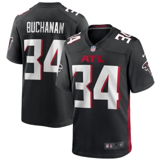 Men's Atlanta Falcons Ray Buchanan Nike Black Game Retired Player Jersey