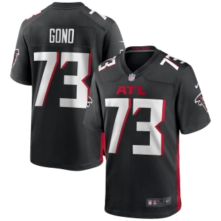 Men's Atlanta Falcons Matt Gono Nike Black Game Jersey
