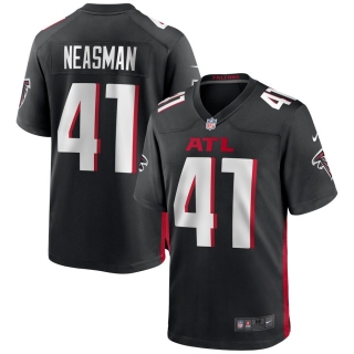Men's Atlanta Falcons Sharrod Neasman Nike Black Game Jersey