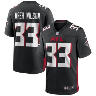 Men's Atlanta Falcons Blidi Wreh-Wilson Nike Black Game Jersey