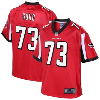 Men's Atlanta Falcons Matt Gono NFL Pro Line Red Big & Tall Team Player Jersey