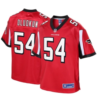Men's Atlanta Falcons Foyesade Oluokun NFL Pro Line Red Big  Tall Player Jersey