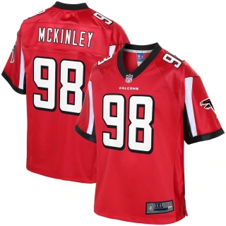 Men's Atlanta Falcons Takkarist McKinley NFL Pro Line Red Big & Tall Player Jersey