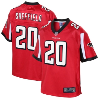 Men's Atlanta Falcons Kendall Sheffield NFL Pro Line Red Big & Tall Team Player Jersey
