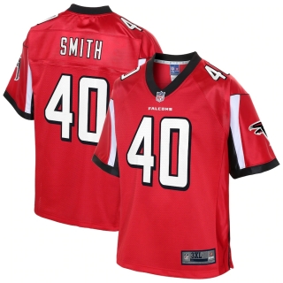 Men's Atlanta Falcons Keith Smith NFL Pro Line Red Big & Tall Player Jersey
