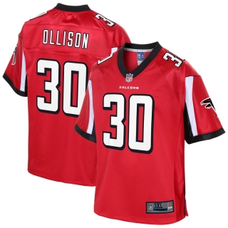 Men's Atlanta Falcons Qadree Ollison NFL Pro Line Red Big & Tall Player Jersey