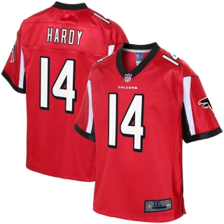 Men's Atlanta Falcons Justin Hardy NFL Pro Line Red Big & Tall Player Jersey