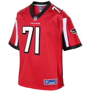Men's Atlanta Falcons Wes Schweitzer NFL Pro Line Red Big & Tall Player Jersey