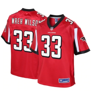 Men's Atlanta Falcons Blidi Wreh-Wilson NFL Pro Line Red Big & Tall Player Jersey