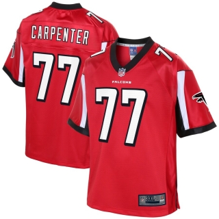 Men's Atlanta Falcons James Carpenter NFL Pro Line Red Big & Tall Player Jersey
